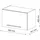 Vicco Badschrank, Weiß Hochglanz/Weiß 60 x 40 cm,