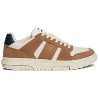 Tommy Jeans Herren Sneaker Brooklyn aus Wildleder, Braun (Light