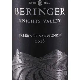Beringer Vineyards Beringer Knights Valley Cabernet Sauvignon 2018