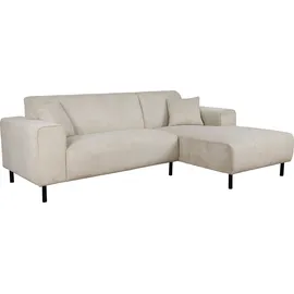 OTTO home Eckcouch Polyester 2-Sitzer Beige