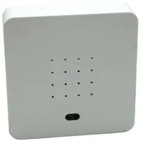 Spetebo Soundbox weiß mit Vogelgesang - 12 cm - Vogelgezwitscher Lautsprecher mit Bewegungsmelder - Deko Vogel Zwitscher Sound Box mit 2 Meter Sensor für Entspannung Spa Wellness