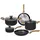 Tognana Grancucina Topf-Set 8-tlg. 2 x Pastatopf + 2 x Kochtopf + 2 x Deckel
