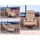 MCW Relaxsessel MCW-L11 Leder 70 x 109 x 147 cm taupe drehbar