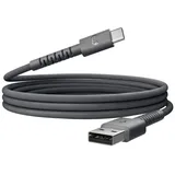 Fresh 'n Rebel USB-A auf USB-C 2 m Grau