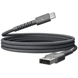 Fresh 'n Rebel USB-A auf USB-C 2 m Grau