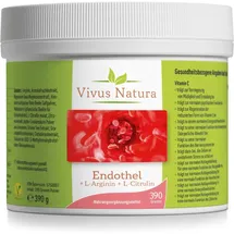 vivus natura Endothel L-Arginin L-Citrullin Pulver 390 g