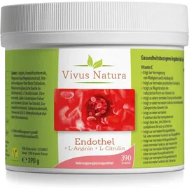vivus natura Endothel L-Arginin L-Citrullin Pulver 390 g
