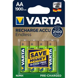 Varta RECHARGE ACCU Endless AA 1900 mAh 4 St.