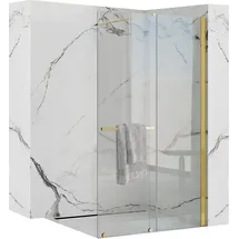 REA Duschwand Cortis Gold 120