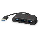 Speedlink SNAPPY EVO USB Hub 4-Port, USB 3.0, USB 3.1 Gen 1 USB 3.2 Gen 1 5 Gbit-s), Passive, Schwarz