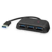 Speedlink SNAPPY EVO USB Hub 4-Port, USB 3.0, USB 3.1 Gen 1 USB 3.2 Gen 1 5 Gbit/s, Passive, Schwarz