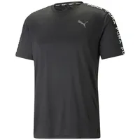 Puma T-Shirt Puma Herren T-Shirt Fit Taped Tee 523190 schwarz XL (56/58)