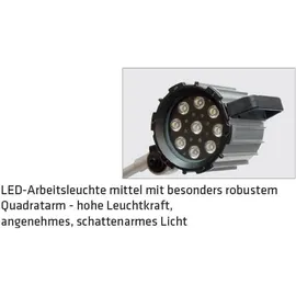 ELMAG Arbeitsleuchte Aluminium mittel
