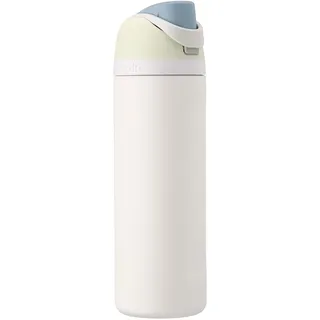 Owala FreeSip Isolierte Edelstahl-Wasserflasche mit Strohhalm für Sport und Reisen, auslaufsicher, BPA-frei, 700 ml, Iced Breeze