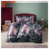 Estella Bettwäsche Kendra 135 x 200 cm Satin Violett Aubergine