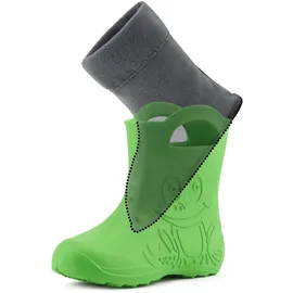 Ladeheid Kinder Wärmende Stiefelsocken für Gummistiefel LA-CA-01 LA-CA-03 LA-CA-04 (Dunkelgrau, 28/29).