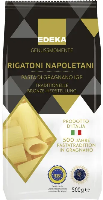 EDEKA Genussmomente Rigatoni Napoletani 500G