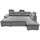 ed exciting design Eckcouch Polyester 7-Sitzer Grau