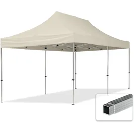 TOOLPORT Faltpavillon Economy 3 x 6 m ohne Seitenteile creme 59021