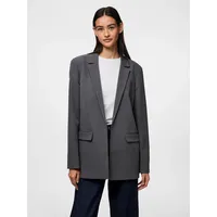 Pieces Longblazer »PCBOSELLA LS LOOSE Blazer Noos in leichter Oversize Form, grau - 34