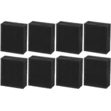 cyclingcolors 8x Katze Trinkbrunnen Schwamm Schaum Filter Schwarz Katzenbrunnen Haustierbrunnen Wasserbrunnen Schaumstofffilter