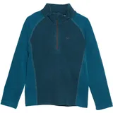 Color Kids Strickfleece-Pullover COLOR KIDS "Strickfleece-Pullover COFleece", Mädchen, Gr. 110, blau (legion blau), Obermaterial: 100% Polyester PES., Pullover