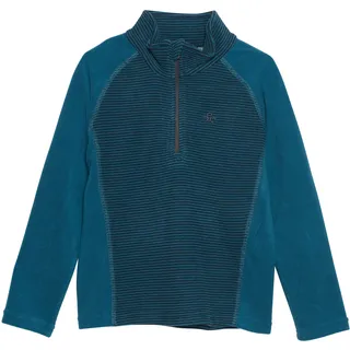 Color Kids Strickfleece-Pullover COLOR KIDS "Strickfleece-Pullover COFleece", Mädchen, Gr. 110, blau (legion blau), Obermaterial: 100% Polyester PES., Pullover