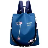 Damenrucksack - Stilvoll durch die Stadt - Wasserdicht - Komfortabel für den Alltag - Blau