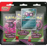 Pokémon Karmesin & Purpur Nebel der Sagen 3-Pack Blister Infamomo (3 Boosterpacks & 1 holografische Promokarte)