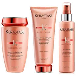 Kérastase Discipline Set Fluidissime (Shampoo / Spülung / Fluidissime)* Haarpflegesets 0,6 l Damen 