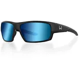 Westin W6 Sport 10 Polarisierte Sonnenbrille, - Matte Black / Smoke/ Blue - CAT4