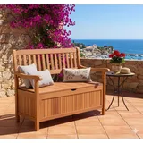 Gartenbank Houston mit Stauraum | 2-Sitzer | mit praktischer Truhe