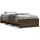 vidaXL Bettgestell 200 x 200 cm Braun