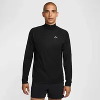 Nike Herren Trail Dri-FIT Long-Sleeve Half-Zip schwarz