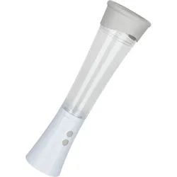 Penispumpe für pralle Erektionen, 32,5 cm, weiß | transparent