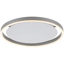 just light. Ritus 1 LED rund 39 cm Aluminium grau