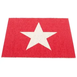 pappelina Viggo Small One Outdoor-Teppich rot / vanille