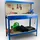 BITUXX Lochwand Stahl 115 x 55 x 140 cm Blau