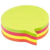 Info Haftnotizwürfel »Sprechblase« gelb