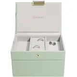 Stackers Schmuckboxen Mini doppelt Salbeigrün