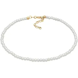 Elli Perlen Synthetisch Klassik Basic 925 Silber Fußketten   Damen 