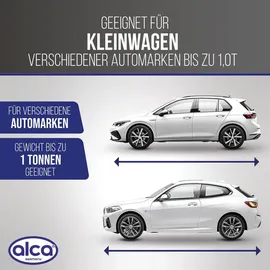 Alca alca® Scherenheber mit Ratsche 1t Tragkraft, höhenverstellbar 100–350mm, TÜV & GS, drehbarer Sattel, nutzbar mit 17er Stecknuss, stabil bis –...