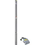 chm GmbH® Brunnenpumpe 2,5 Zoll 550 Watt 8,2 Bar 2700 L/h Tiefbrunnenpumpe sandresistent bis zu 3%