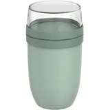 MEPAL Lunchpot ELLIPSE XL Snackbox mit 2 Behältern 750 + 300 ml nordic sage