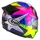 Arai Helmet Arai Quantic Star Helm, schwarz/weiß/neon-gelb, L
