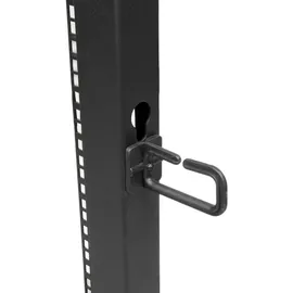 Startech 4POSTRACK42 Rack - Black