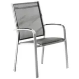 Sieger Meran Stapelsessel 61 x 57 x 98 cm graphit/grau