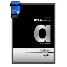 Nielsen Bilderrahmen Alpha Aluminium Dunkelgrau 21x29,7 cm 1 St.