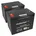 Blei Akku 12V 50000 mAh 2 St
