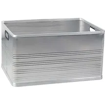 BRB-Lagertechnik Alu-Transportkasten 700 x 500 x 375 mm 1-tlg. Silber